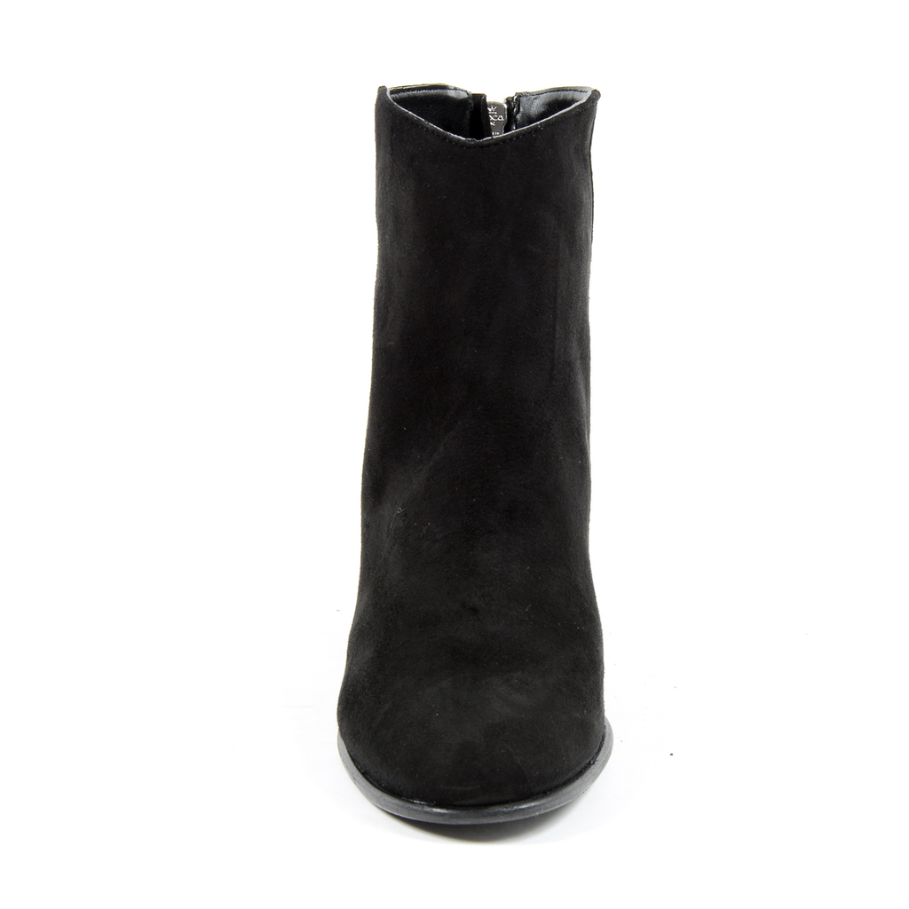 Andrew Charles Womens Heeled Ankle Boot Black LINDA