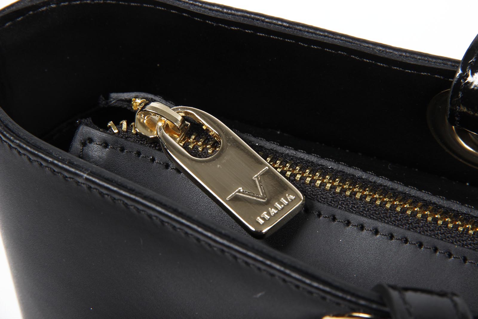 V 1969 Italia Bolso de mujer E250/52 RUGA/SPECCHIO NERO