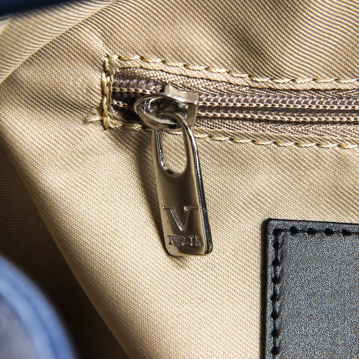 Bolso de mano para mujer V 1969 Italia V005-S AZUL SUAVE