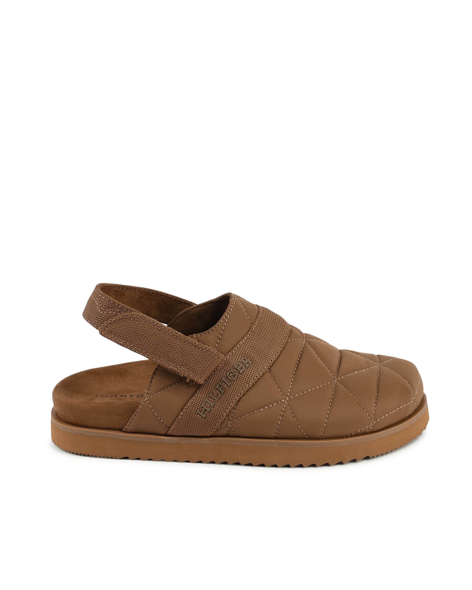Pantuflas Tommy Hilfiger para hombre, color marrón, FM0FM04773GWJ