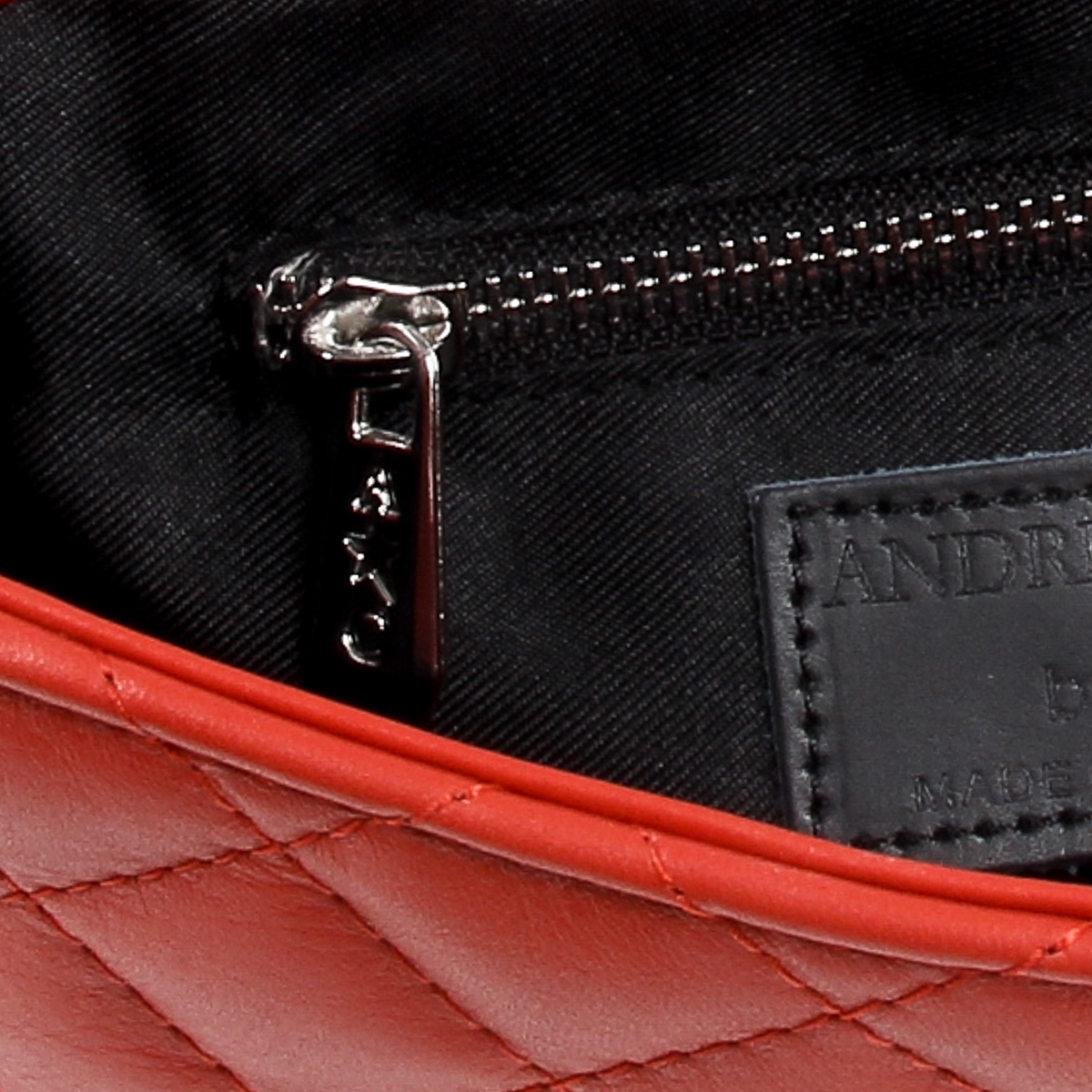Andrew Charles Womens Handbag Red AZALEA
