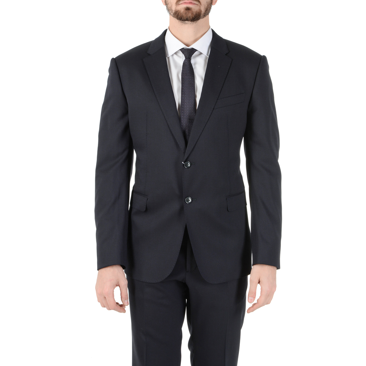 Armani Collezioni Mens Suit Black