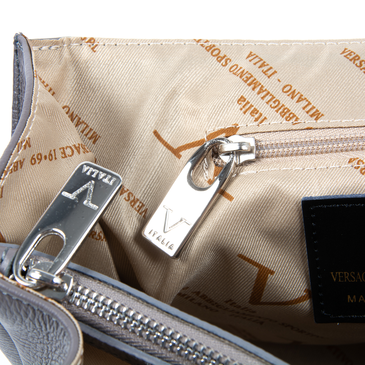 V 1969 Italia Womens Handbag Grey ELLY