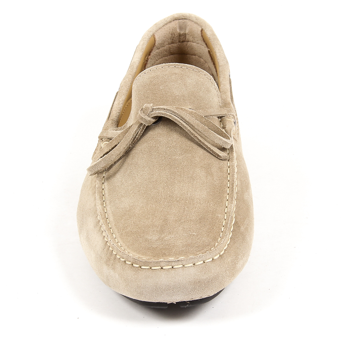 Mocasines V 1969 Italia para hombre color topo ADAM