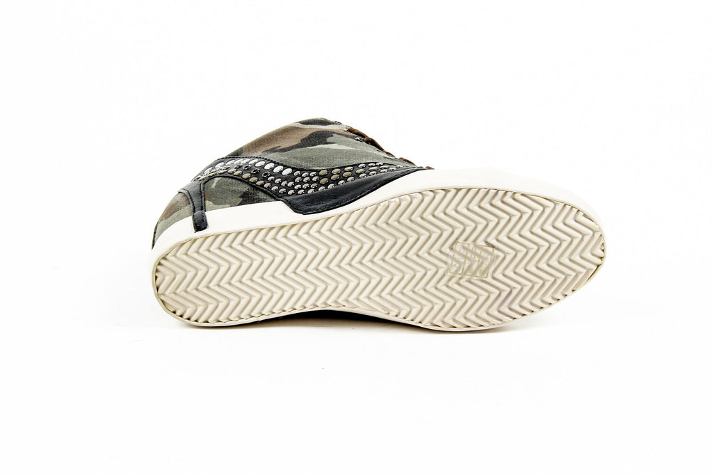 Zapatillas altas Olo para mujer 71N10 71 GRETA CANVAS PATCH ROCK