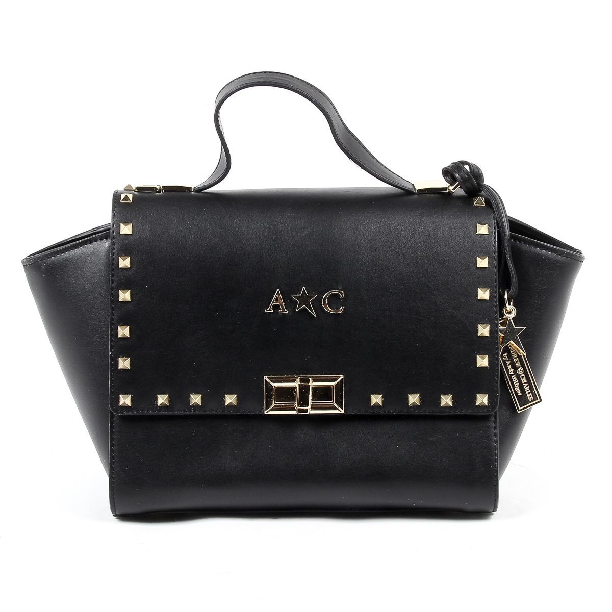 Bolso de mano Andrew Charles para mujer, color negro, JAIME