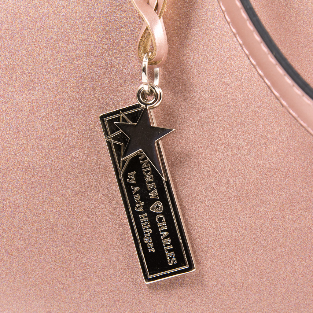 Andrew Charles Womens Handbag Pink KEY