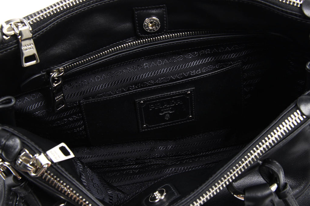 Bolso de compras Prada BN2866 Nero Soft Calf