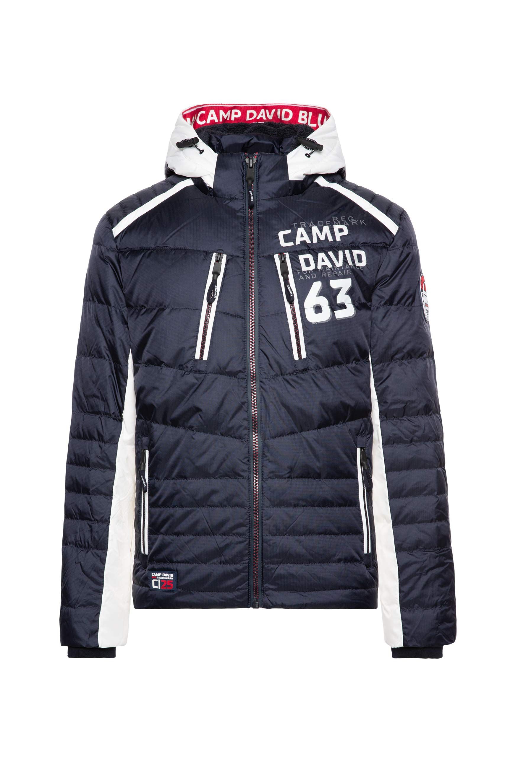 Chaqueta con capucha para hombre Camp David