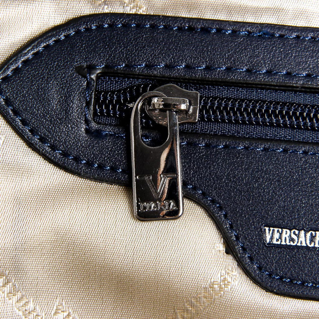 Bolso de mano para hombre V 1969 Italia Azul LEROY