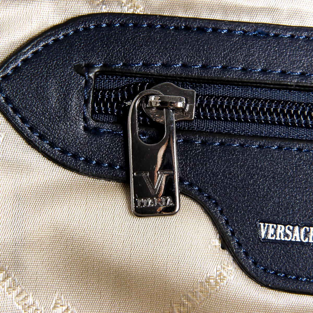 Bolso de mano para hombre V 1969 Italia Azul LEROY
