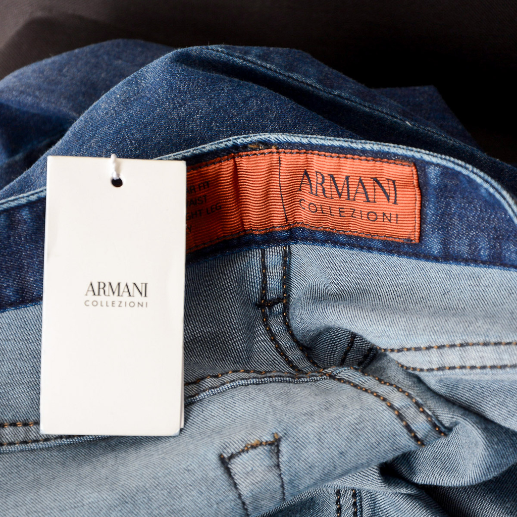 Armani Collezioni Mens Jeans Blue