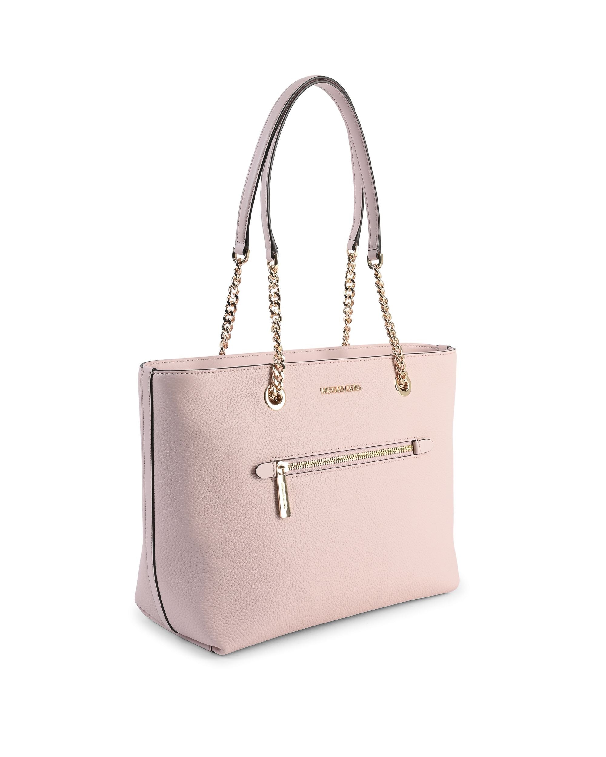 Bolso tote mediano con cadena y cremallera delantera de Michael Kors 35F2GTTT2L POWDER BLUSH