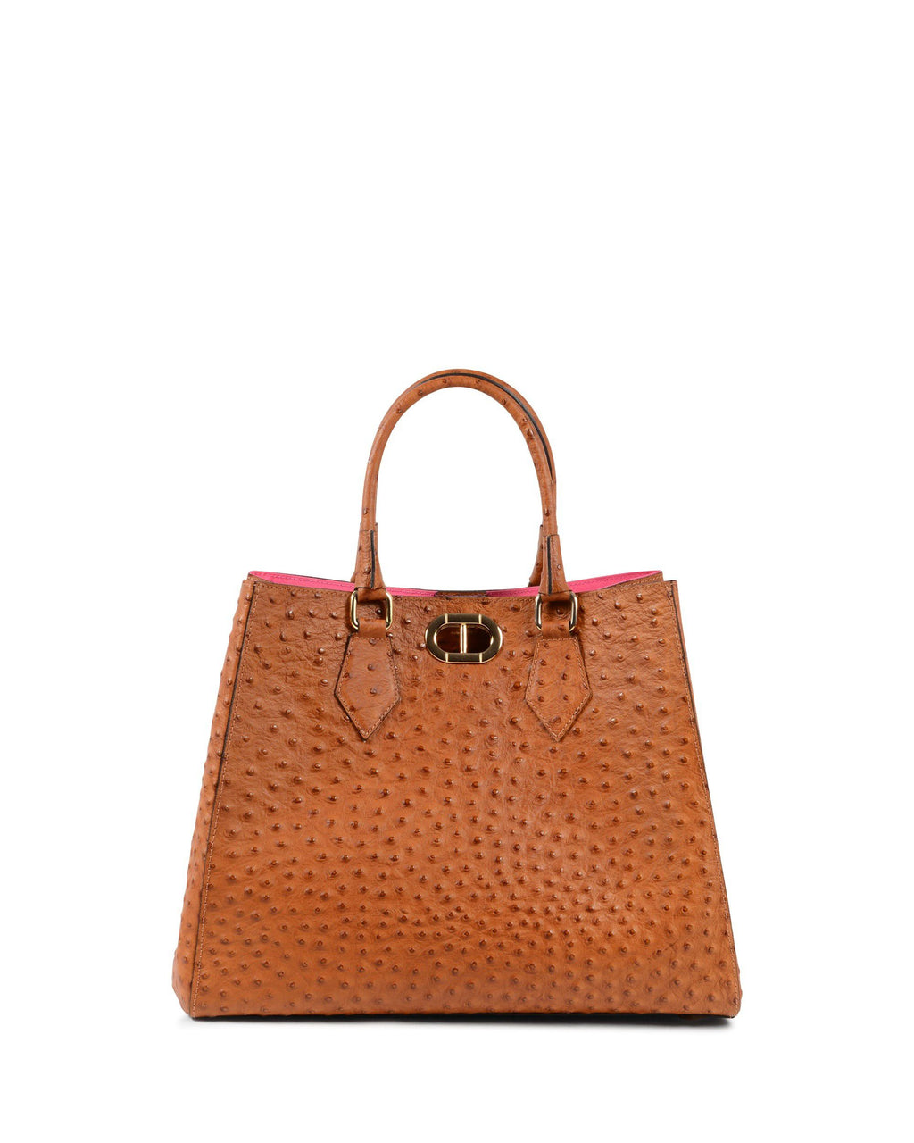Bolso con estampado de avestruz de Tokio