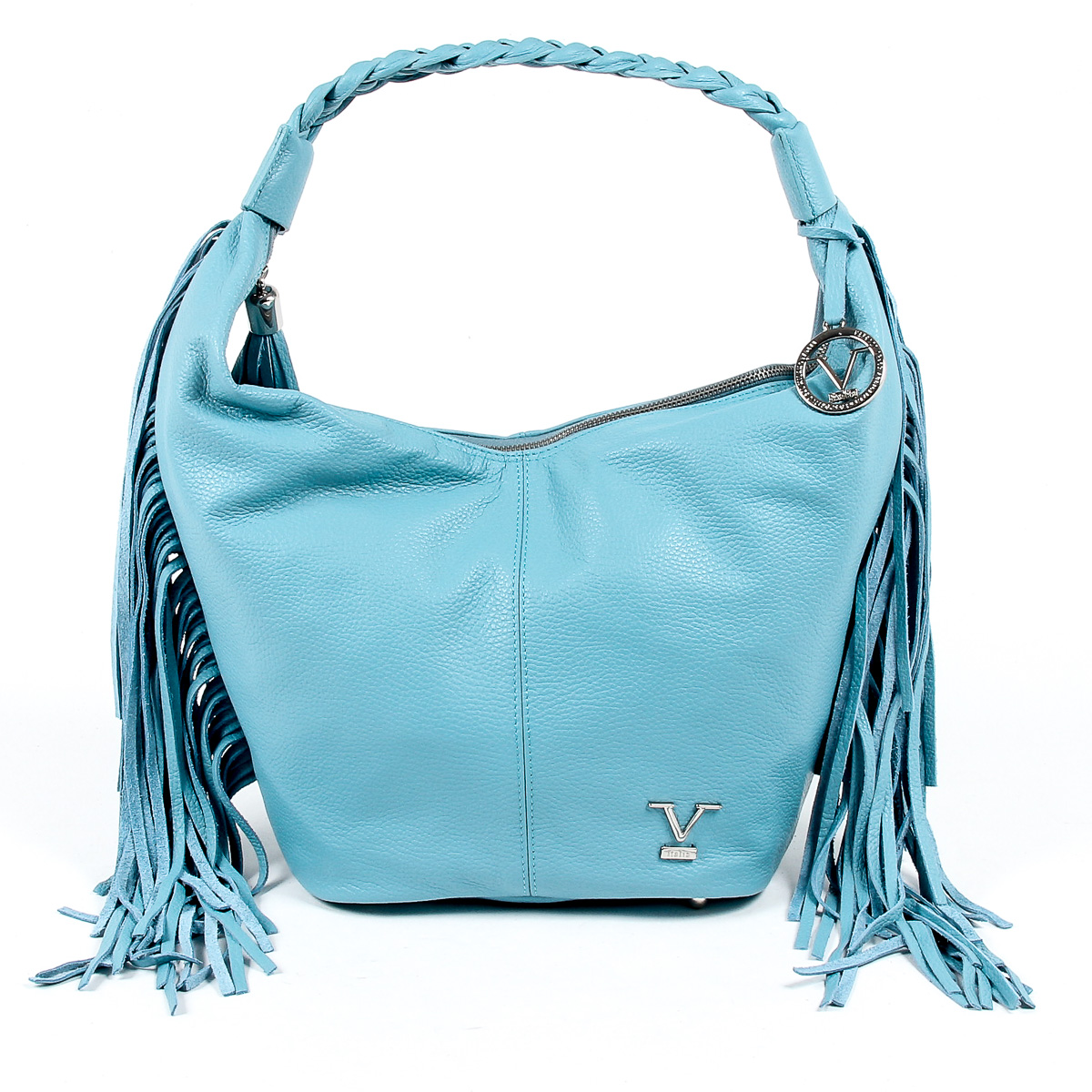 V 1969 Italia Womens Handbag Light Blue OSLO