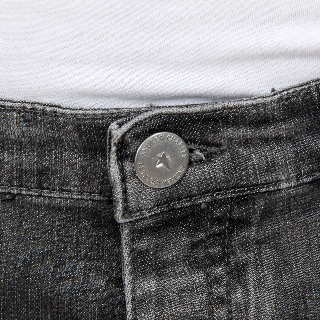 Vaqueros Andrew Charles para hombre, gris, enero