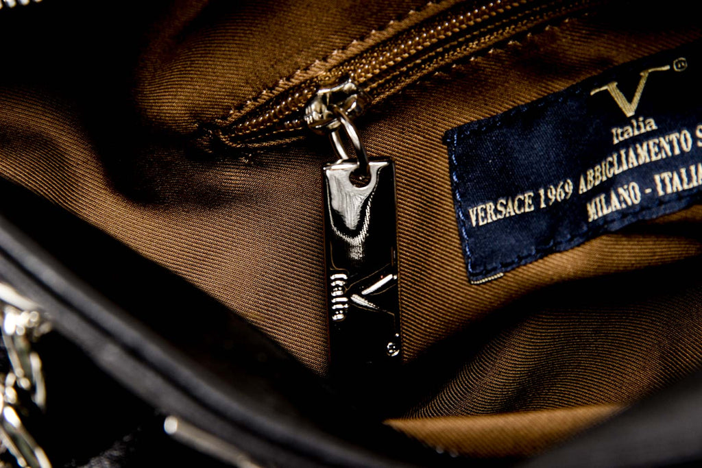 Bolso de mano para mujer V 1969 Italia V011 S NEGRO