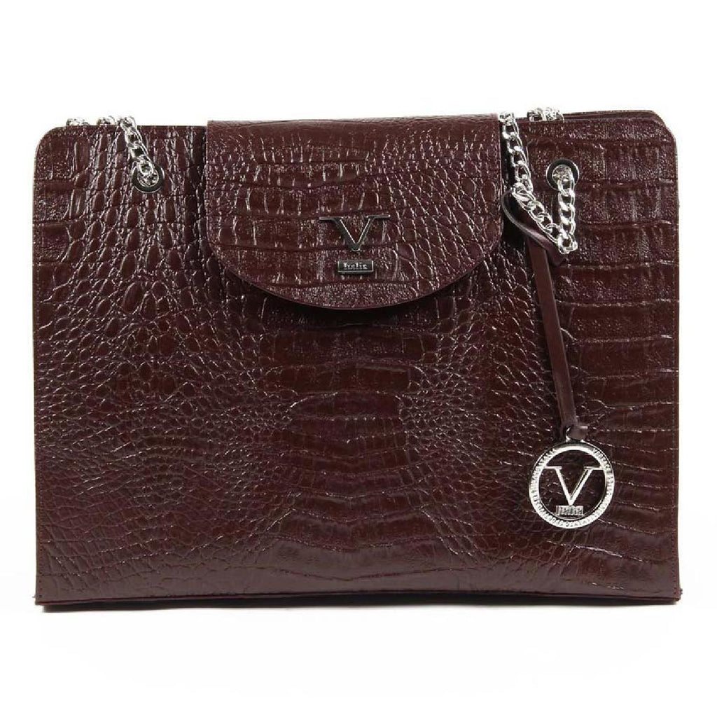 Bolso de mano para mujer V 1969 Italia ARC02 GRETA COCCO BURDEOS