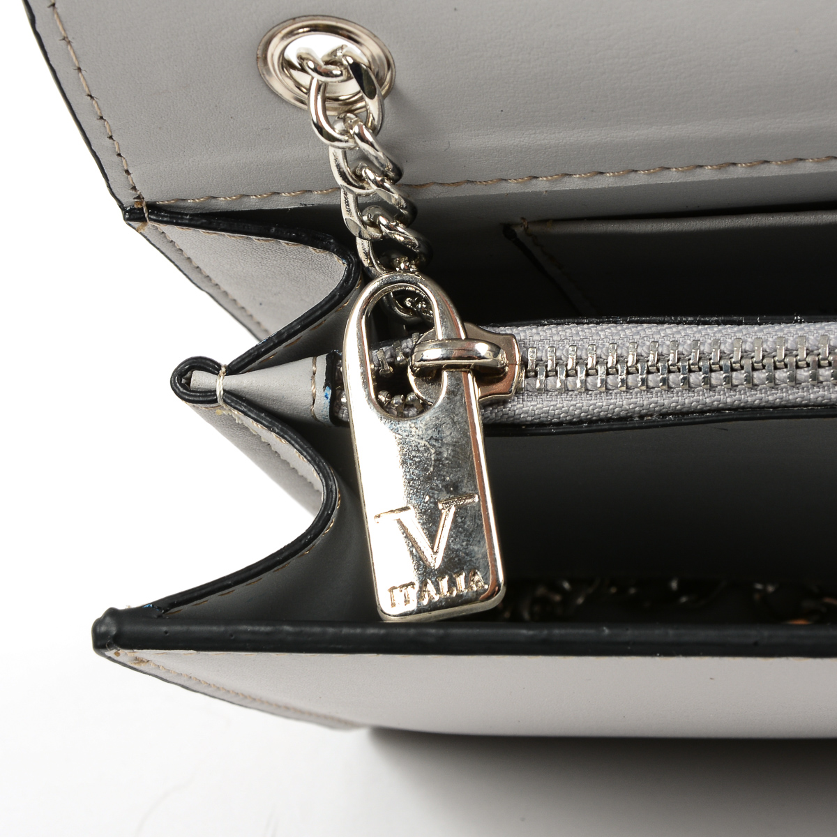 V 1969 Italia Womens Handbag Grey BOLLA