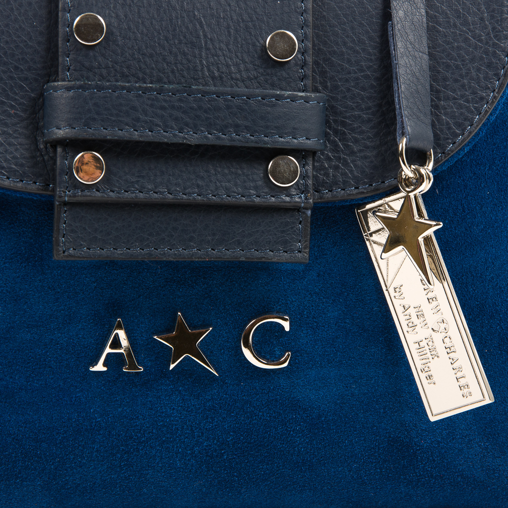 Bolso de mano para mujer Andrew Charles Azul PAMELA