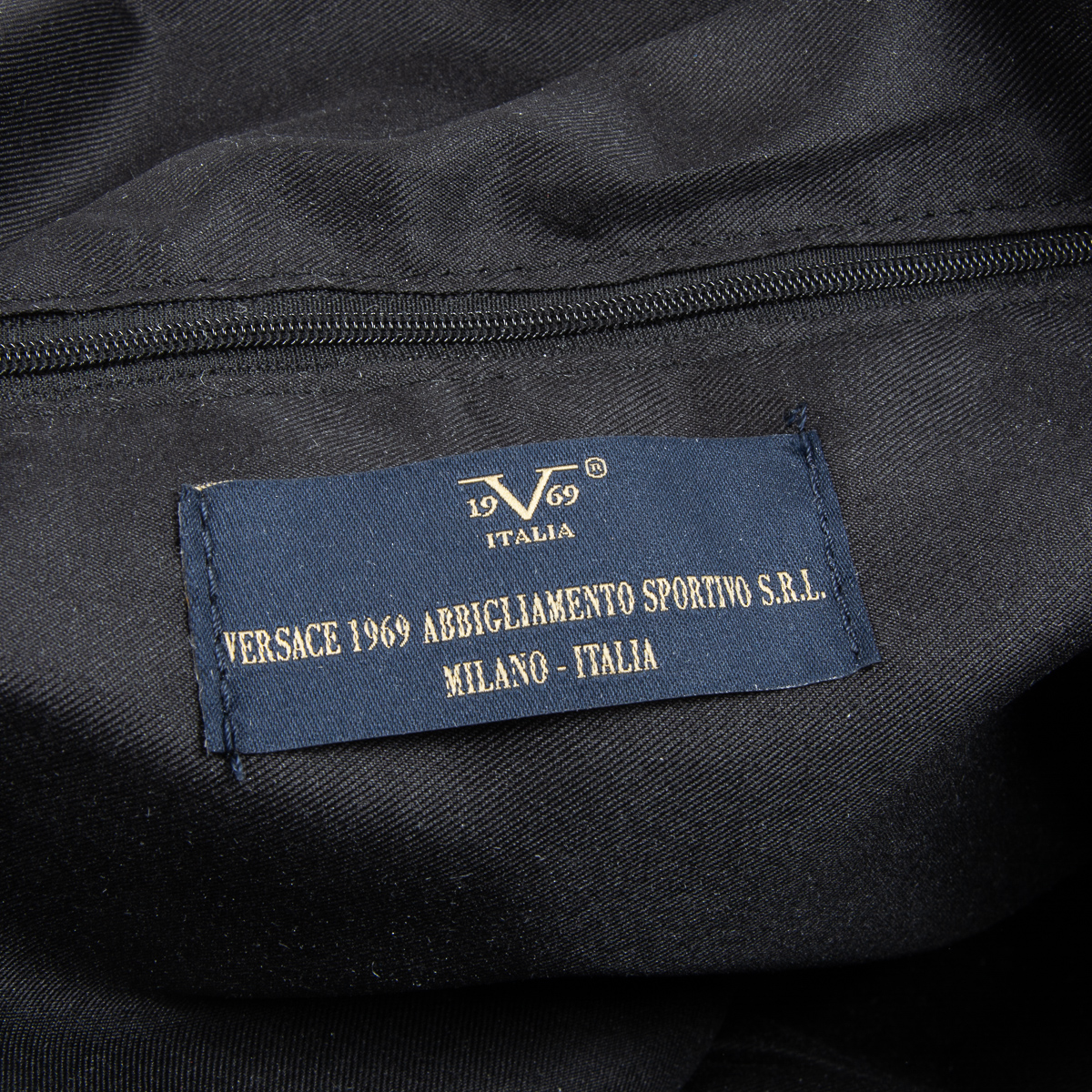 V 1969 Italia Mens Sport Bag Black DESMOND