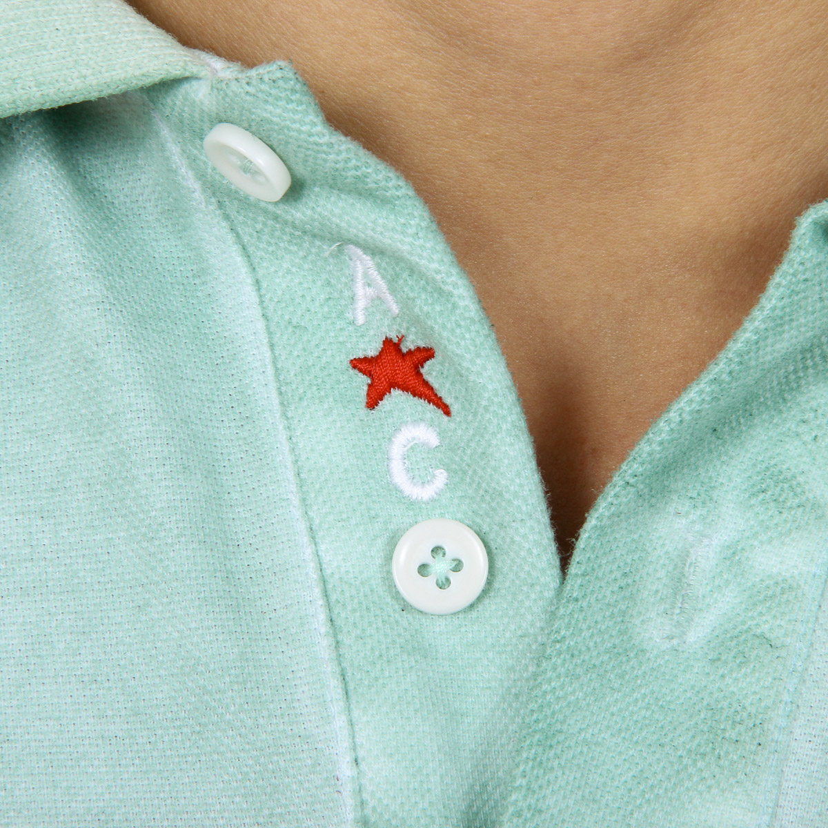 Polo Andrew Charles para hombre de manga corta verde SIMBA