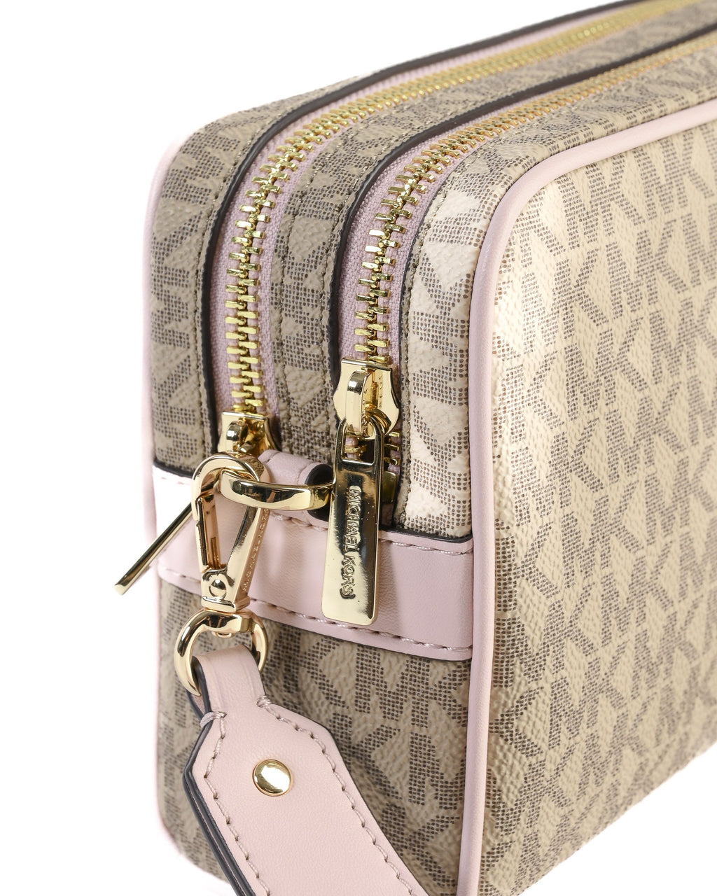 Michael Kors - Bolso de viaje mediano tipo pulsera 35S3GTTW2B, colorete en polvo