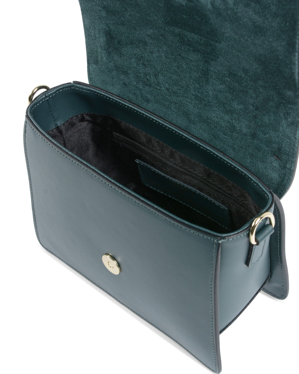 Bolso de mano para mujer V Italia Petrol V505 52 RUGA PETROLIO