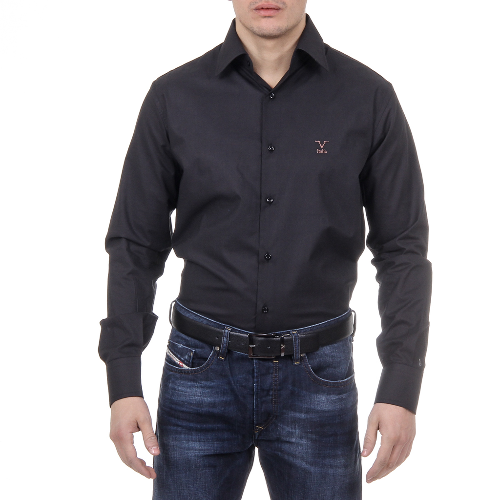 Camisa de cuello clásico para hombre V 1969 Italia 377 VAR. 537