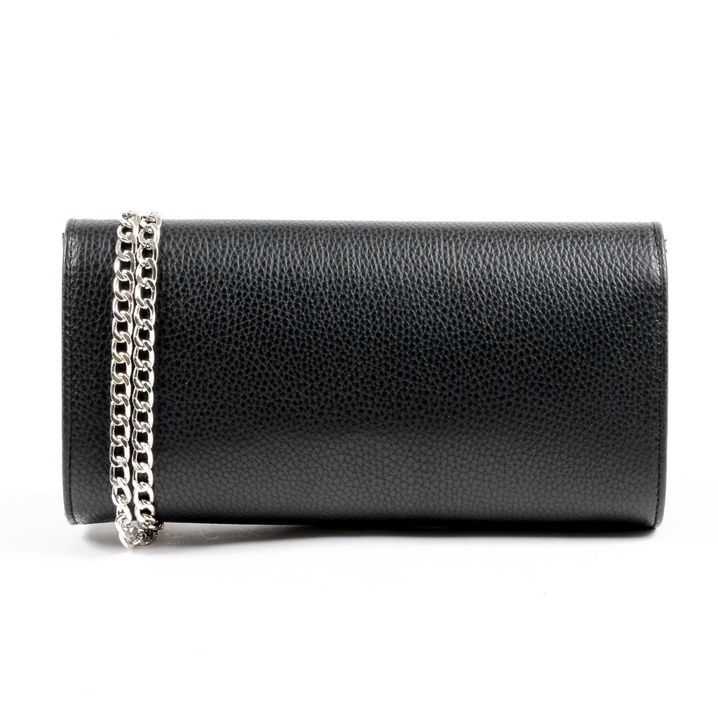 V 1969 Italia Womens Handbag Black ROMA