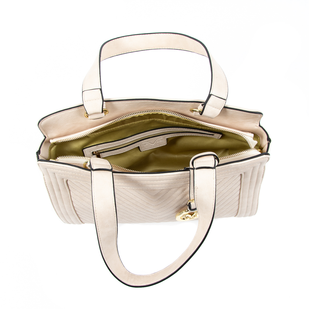 Bolso de mano para mujer V 1969 Italia Beige CRISTINA