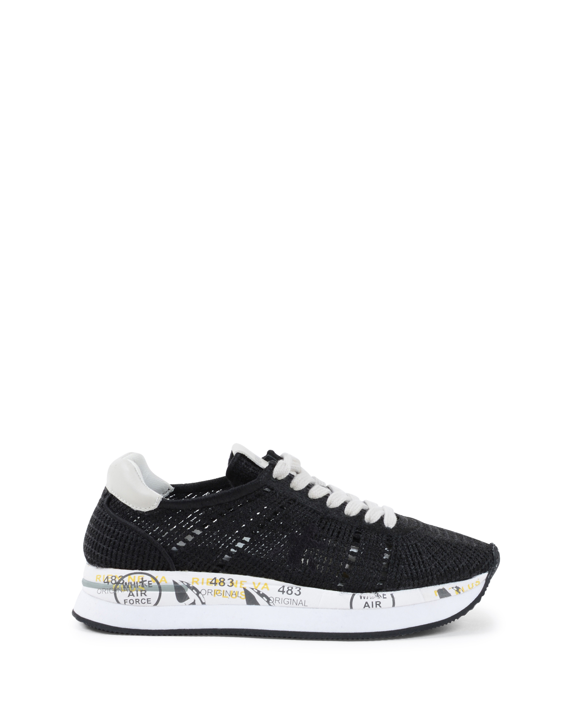 Premiata Womens Sneaker Black CONNYI 1953