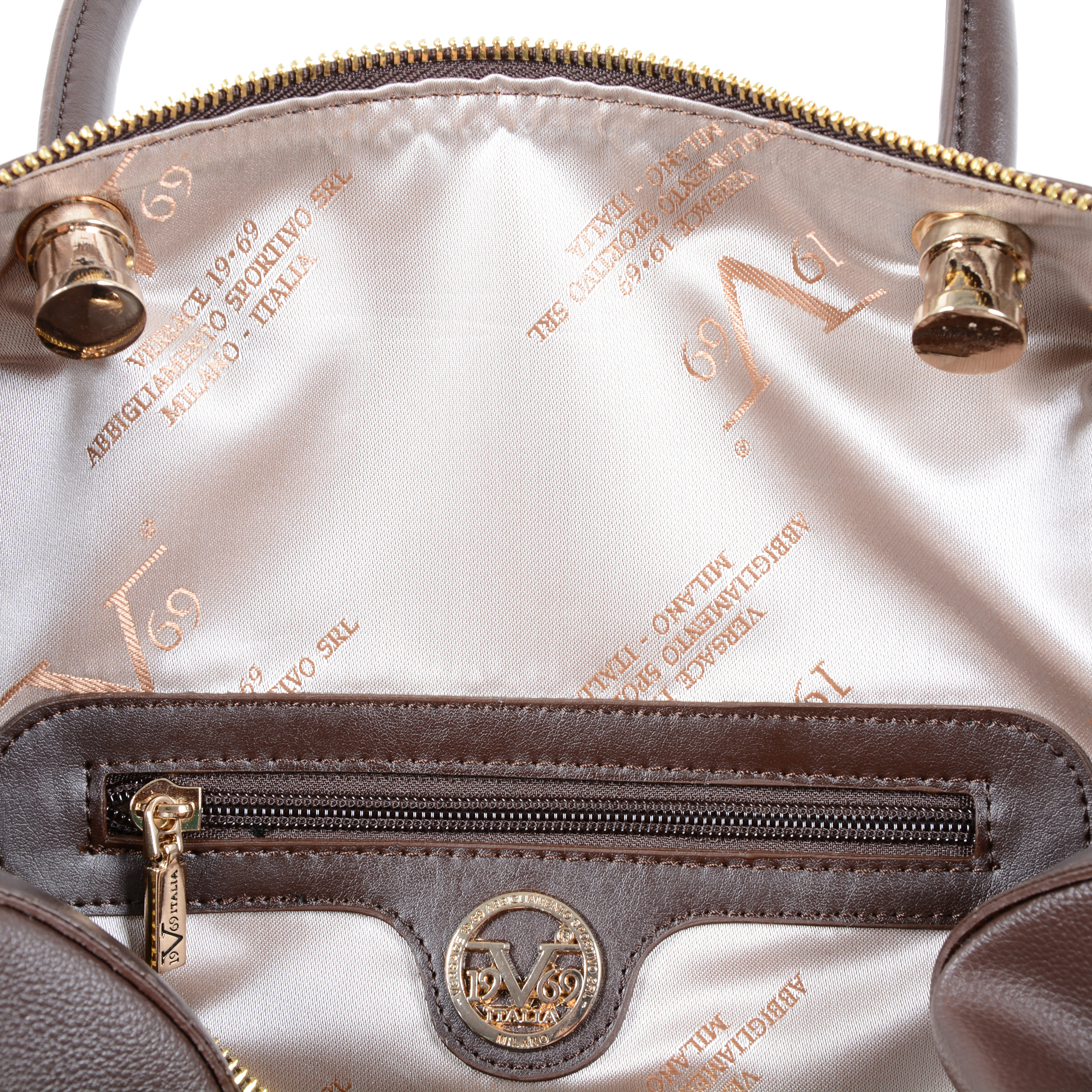 V 1969 Italia Womens Handbag Brown TALLIN