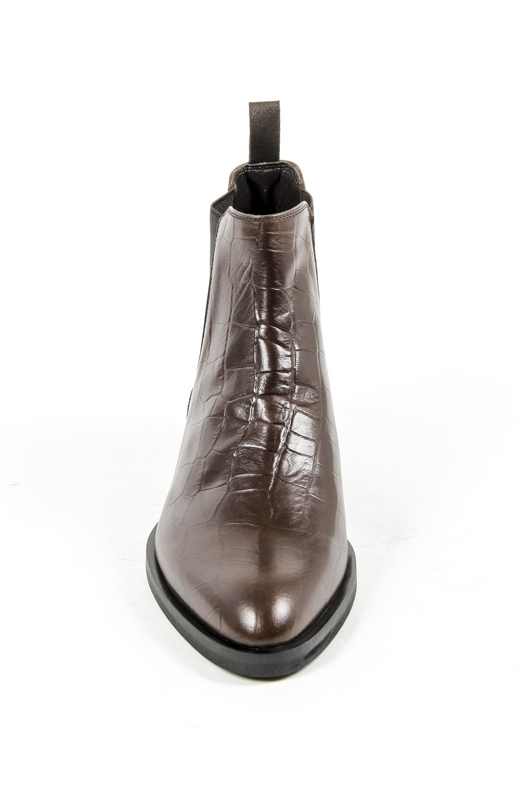 Botín de mujer V 1969 Italia B1578 COCCO CASHMERE BROWN