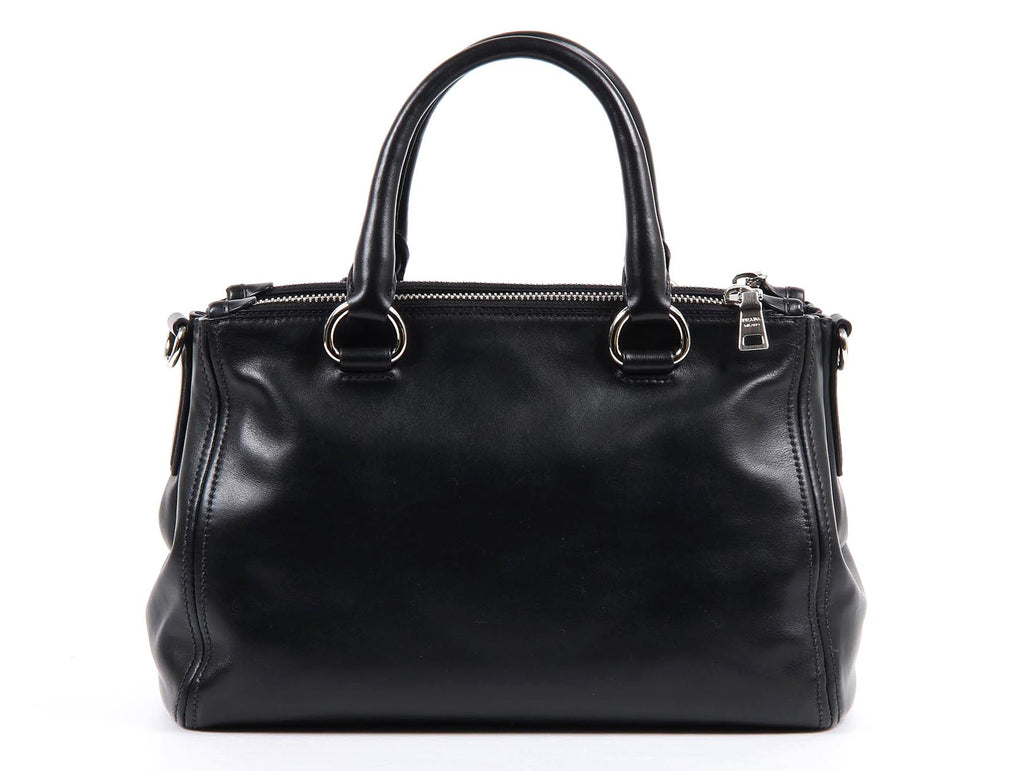 Bolso de compras Prada BN2866 Nero Soft Calf