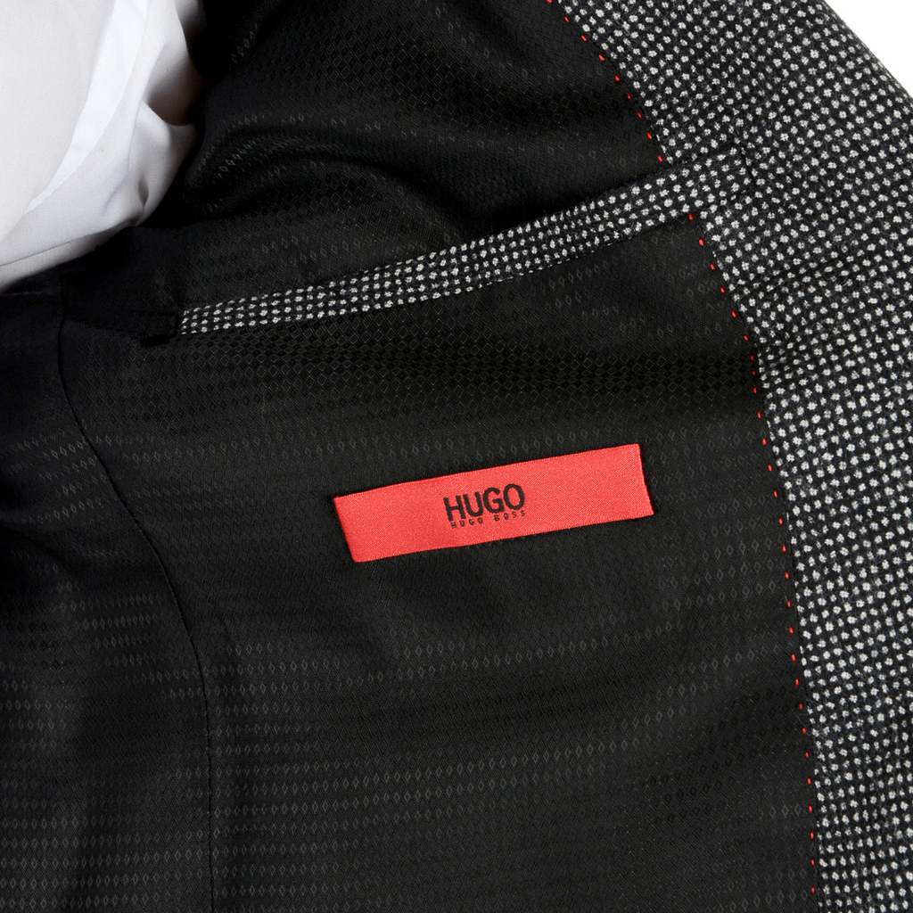 Chaqueta Hugo Boss para hombre de manga larga gris RAYE