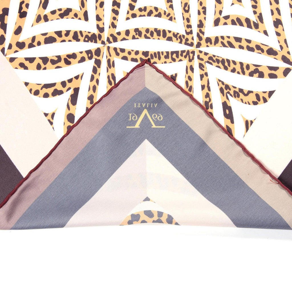 V 1969 Italia Womens Foulard Multicolor VIOLET