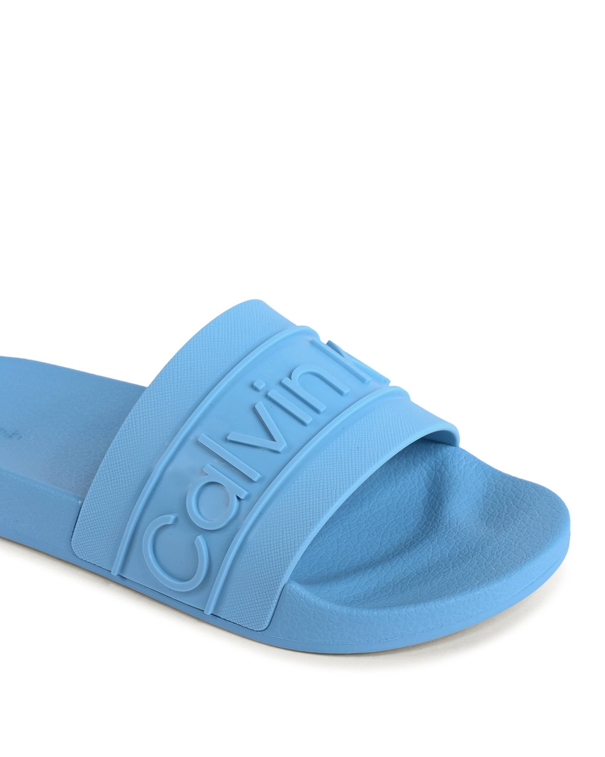 Chanclas Calvin Klein para mujer, color azul, HW0HW02107CYV