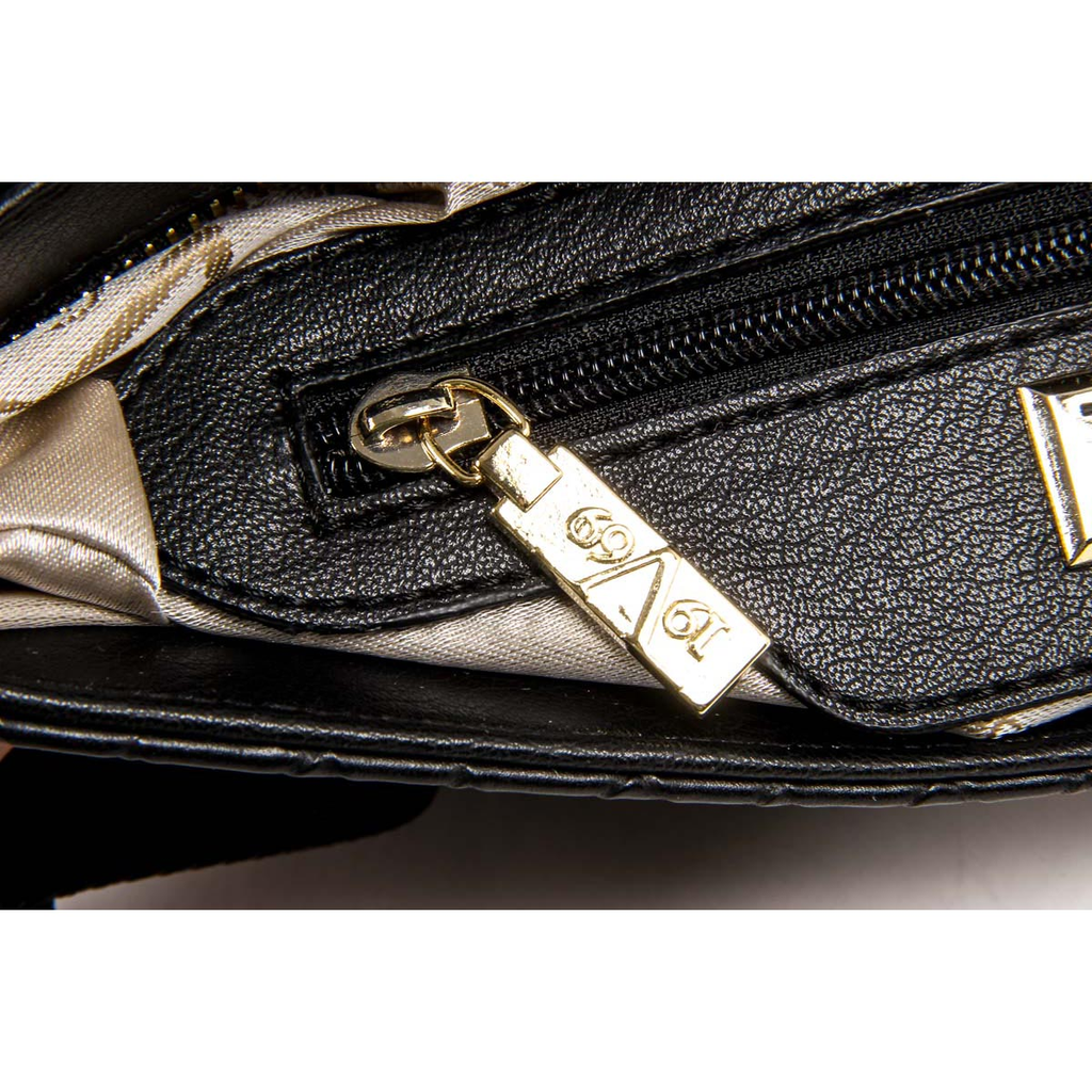 Bolso de hombre V 1969 Italia V1969008 NEGRO