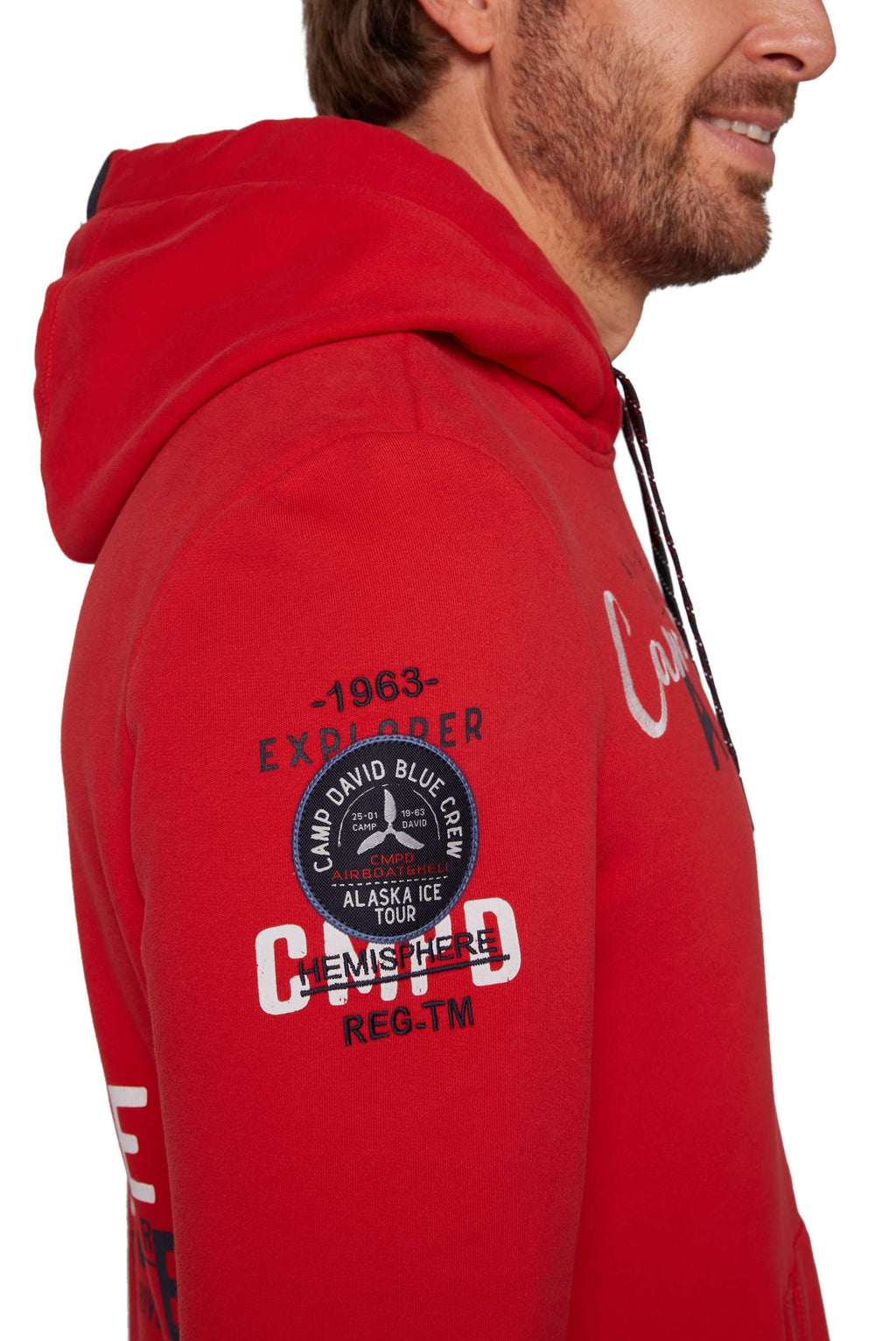Sudadera con capucha para hombre Camp David