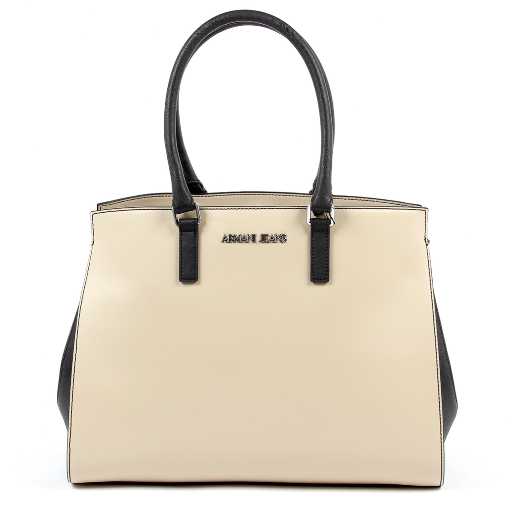 Bolso de mano para mujer Armani Jeans beige 922228 7P758 13155