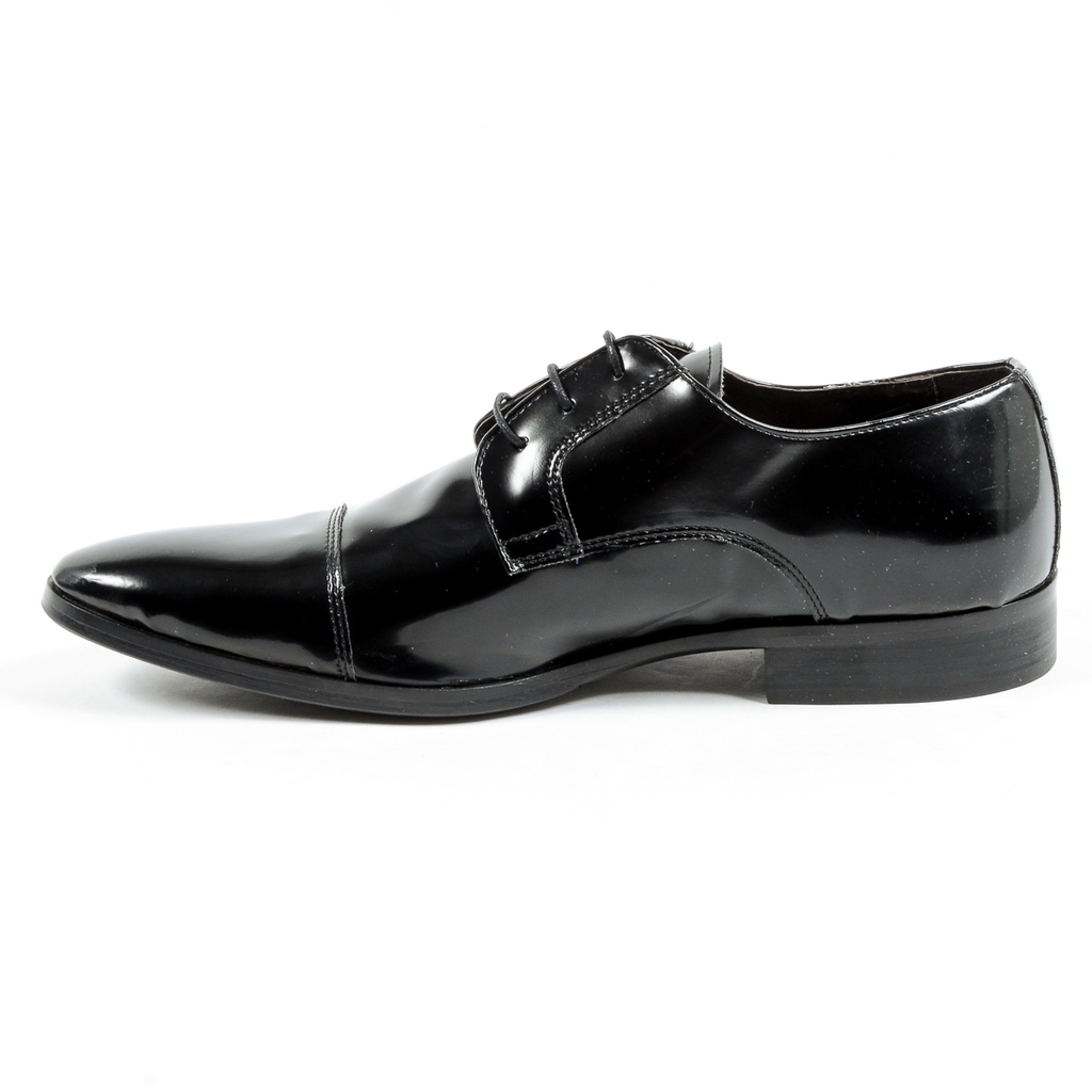 V 1969 Italia Zapato clásico para hombre Negro CORONA