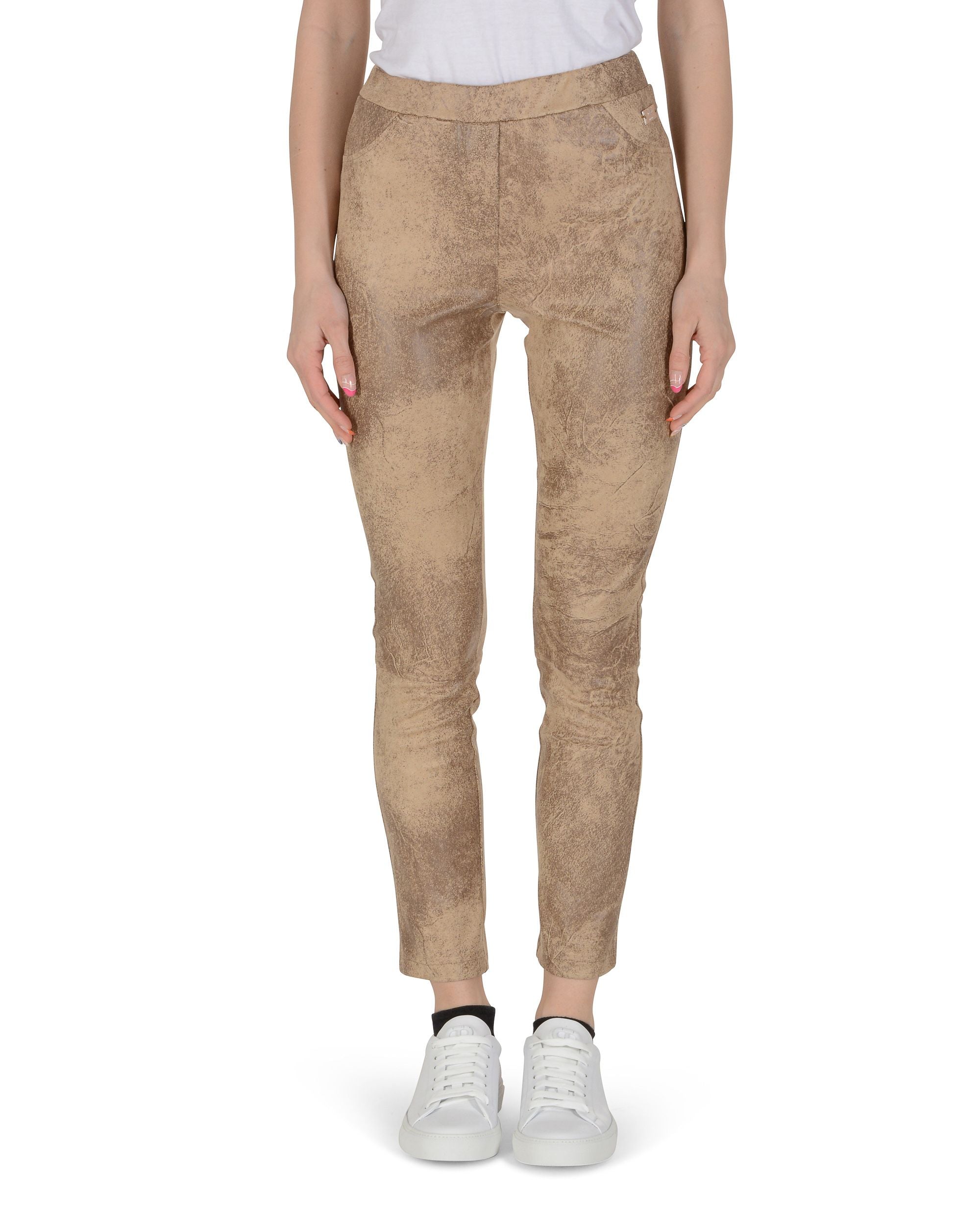 19V69 Italia Pantalones de mujer Beige TASCHE BEIGE