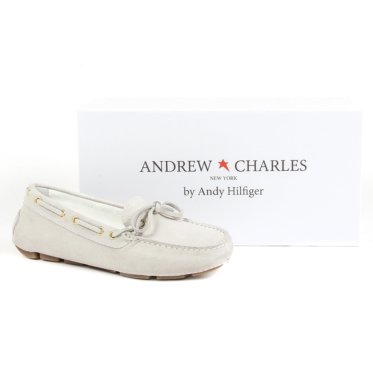 Mocasín Andrew Charles para mujer blanco CAMILLA