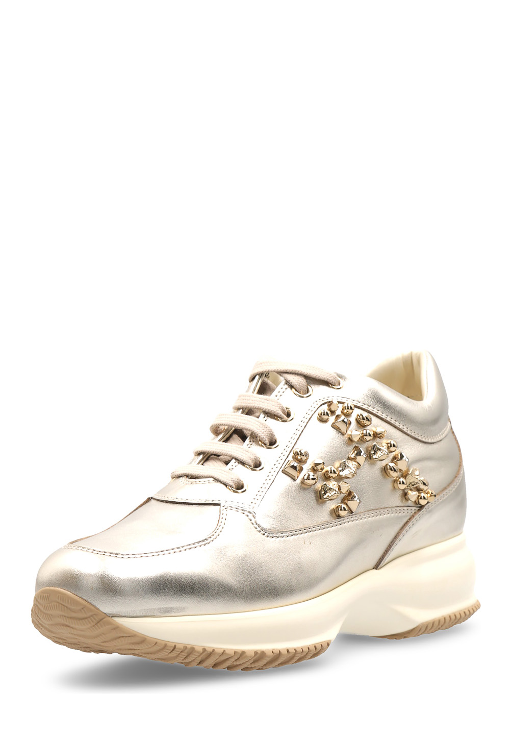 Hogan Womens Sneaker Silver Interactive HXW00N0Q240SSV0B202