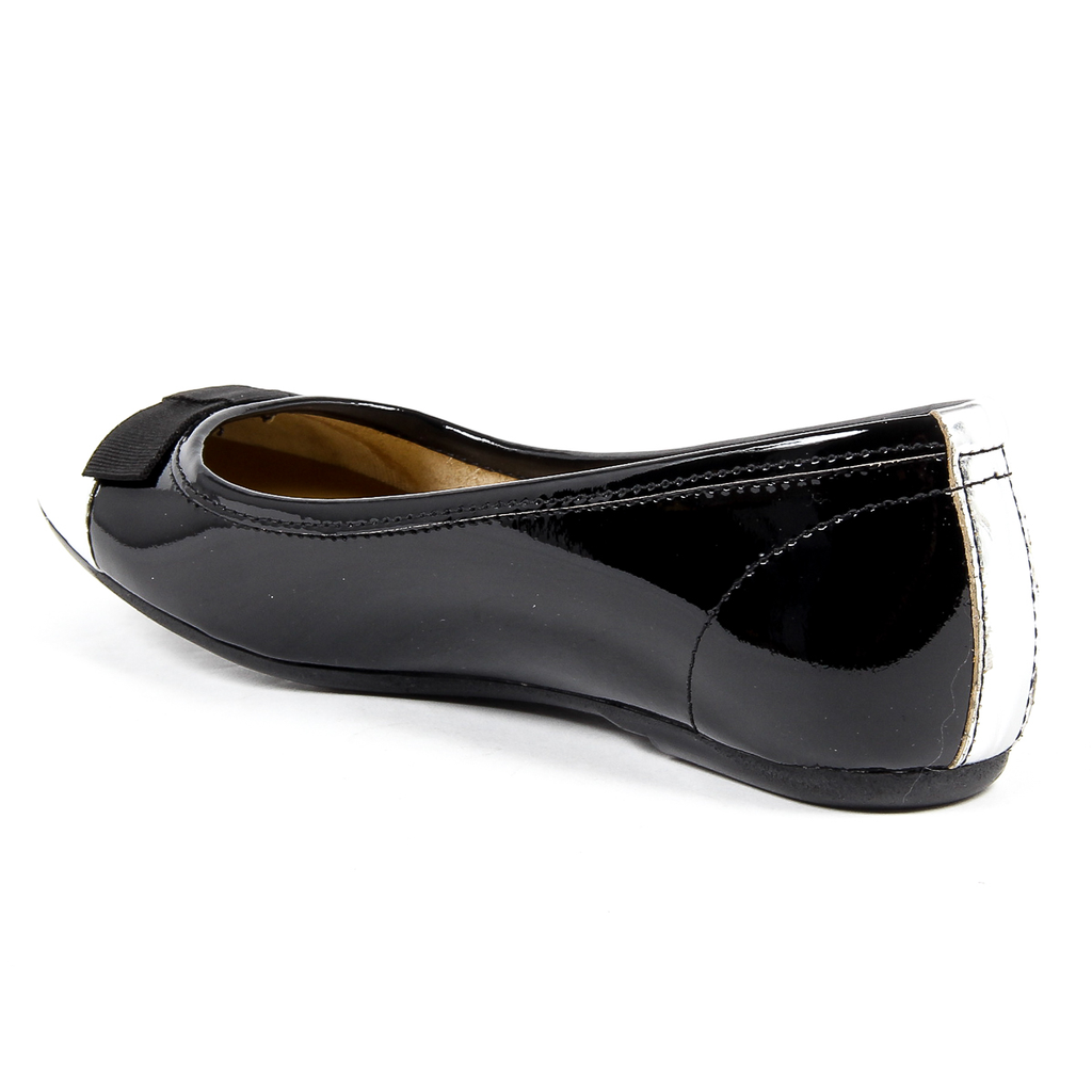 V 1969 Italia Womens Ballerina Black GEMMA
