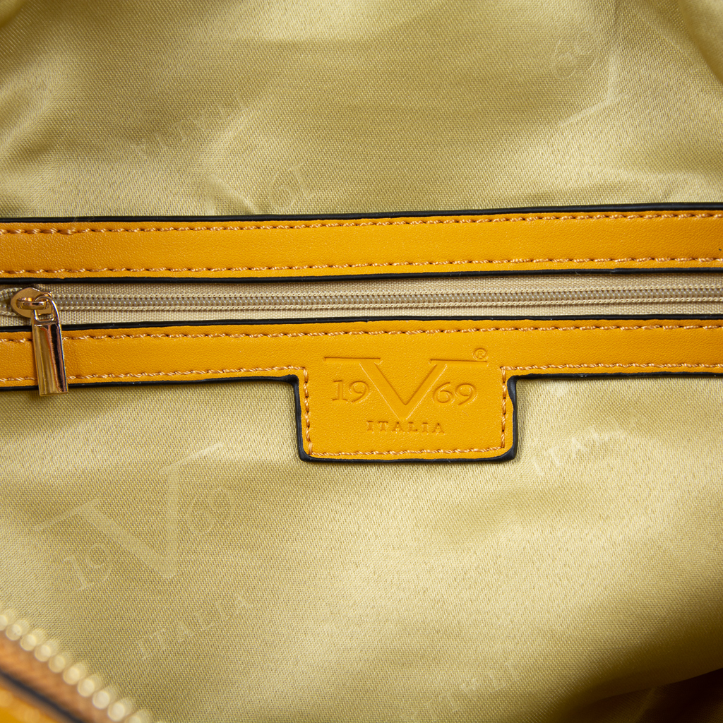 Bolso de mano para mujer V 1969 Italia marrón GIULIA