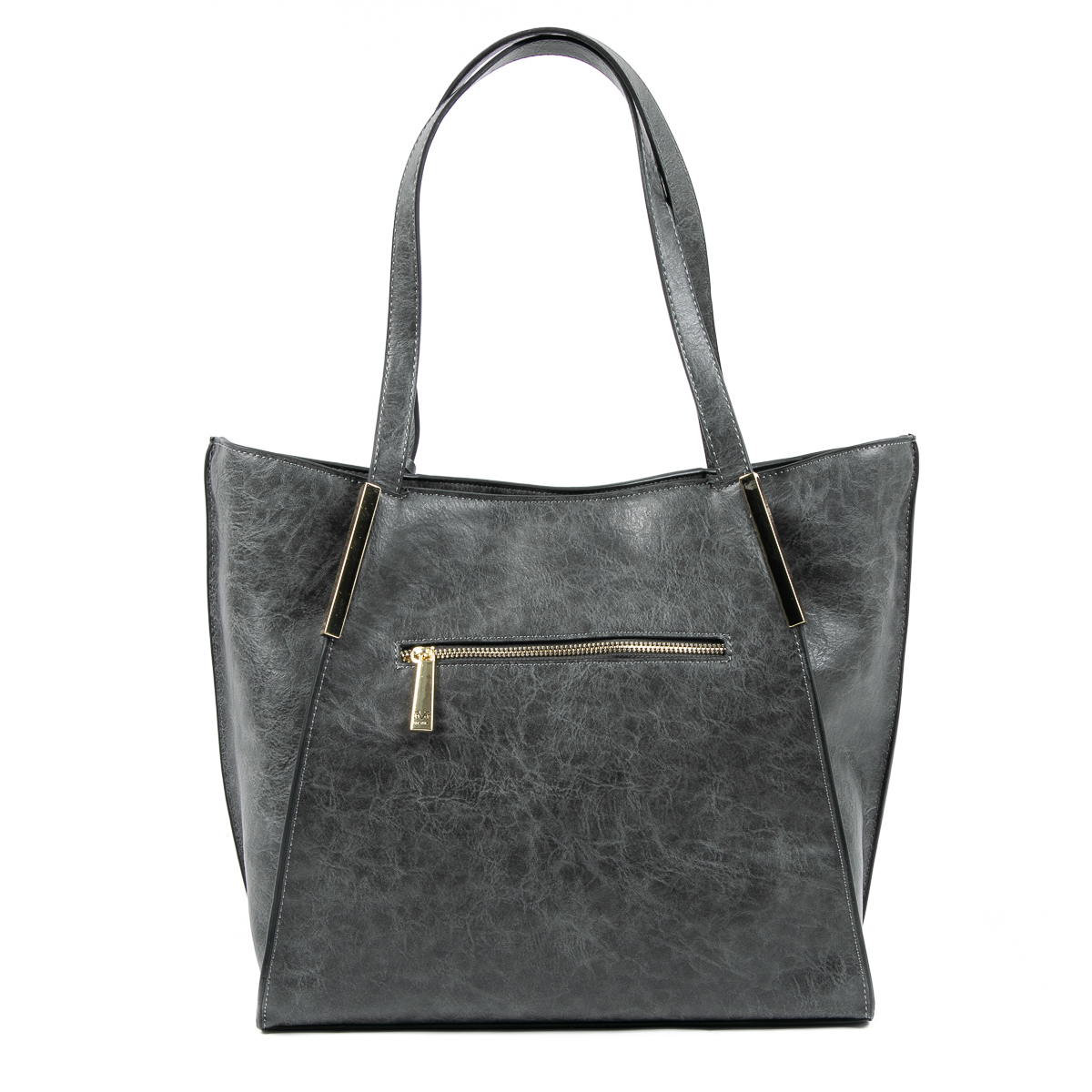 Bolso de mano para mujer V 1969 Italia gris oscuro REBECCA