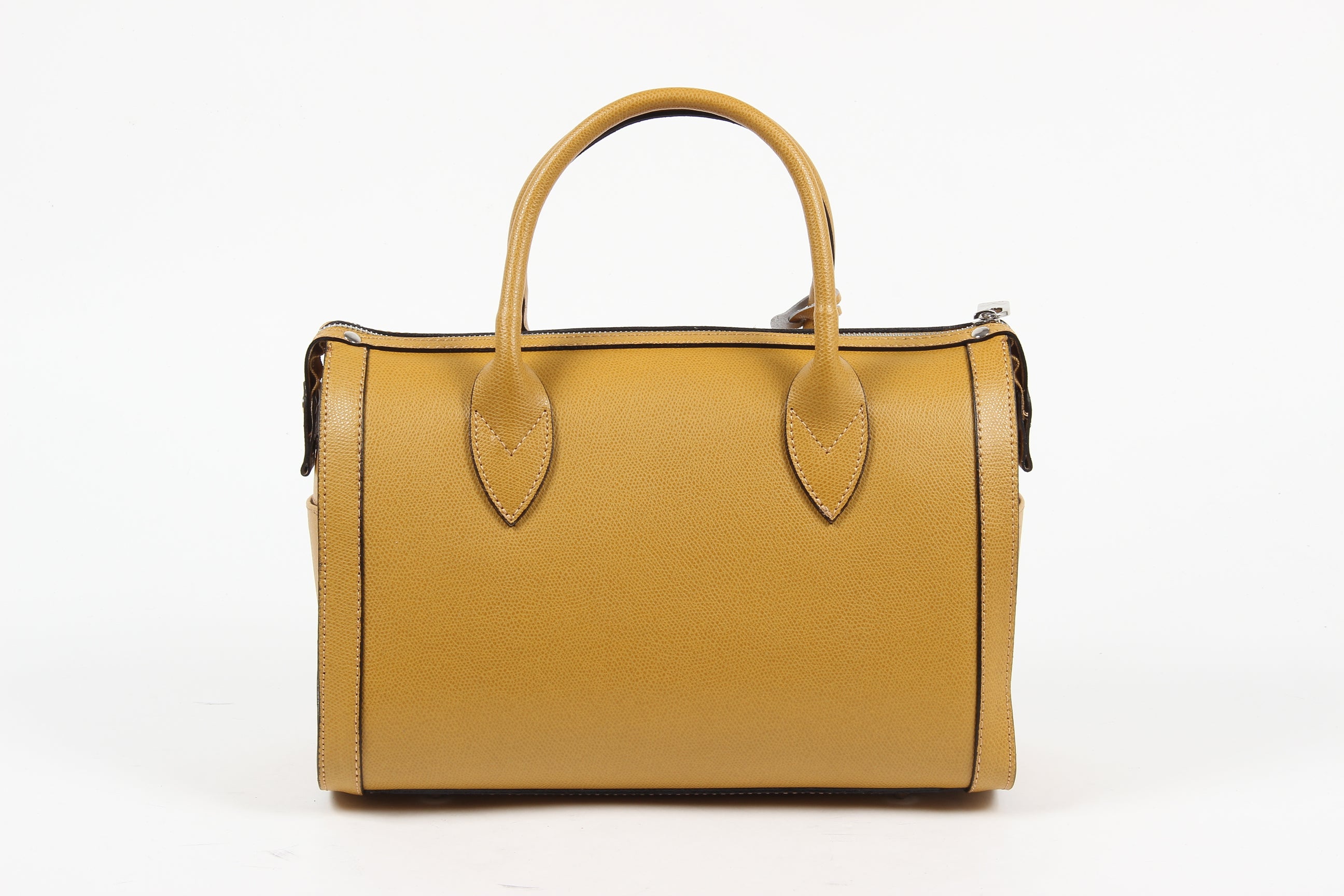 Bolso de mano para mujer V 1969 Italia V014 S MOSTAZA