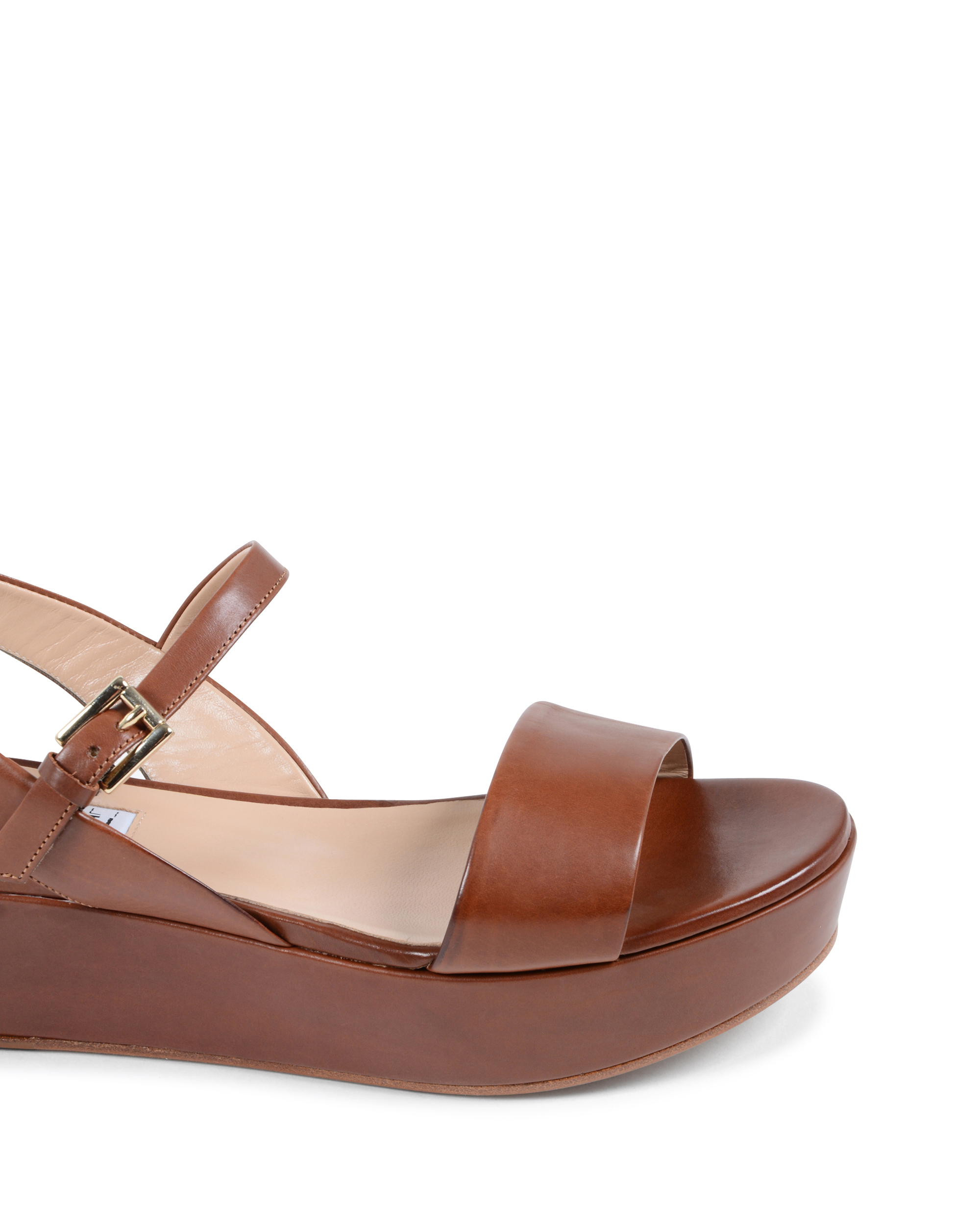 Fratelli Rossetti Sandalia de plataforma para mujer color tostado 65813 MARAIS NAVY